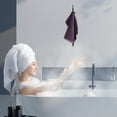 thumbnail image 4 of HBBKVI Super Soft Thickened Towels 14" × 14", Lightwight Solid Hand Towels for Travel Hotels, Quick Dry Highly Absorbent Washcloths Purple, 4 of 7