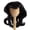 Off Black, variant on Monique Synthetic Mohair Honey Blonde Lizzy Doll Wig