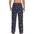 thumbnail image 2 of Bixox Men's Colored Balloons Patterned Pajama Pants with Pockets Lounge Clothes for Home, 2 of 5