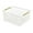 White 28x17.5x12cm, variant on DOLITY Countertop Storage Basket Metal Snacks Storage Bin for Bathroom Kitchen Home White 36cmx25cmx16cm
