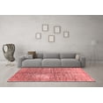 thumbnail image 3 of Ahgly Company Machine Washable Indoor Rectangle Abstract Red Modern Area Rugs, 2' x 3', 3 of 4