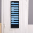 thumbnail image 4 of Ihvewuo Hanging Paper Organizer Teacher Storage Wall File Holder Hangers Pockets Filing Office Home School Organization Classroom Pocket Chart, 4 of 6