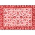 thumbnail image 1 of Ahgly Company Machine Washable Indoor Rectangle Oriental Red Traditional Area Rugs, 2' x 4', 1 of 4