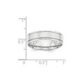 thumbnail image 2 of 14k White Gold Standard Comfort Fit Fancy Band - Size 12, 2 of 2