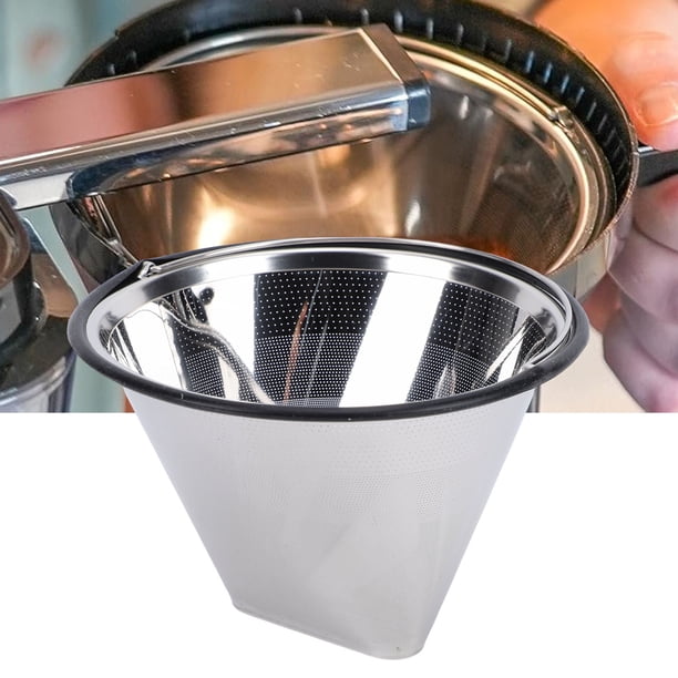 Filtro Cónico De Acero Inoxidable Apto Para Moccamaster KBGV Serie KBT, Repuesto De Filtro De Café De Cono Reutilizable De Metal