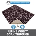 thumbnail image 3 of Drymate Original Cat Litter Mat, Contains Mess from Box for Cleaner Floors, Urine-Proof, Soft on Kitty Paws -Absorbent/Waterproof- Machine Washable, Durable (20”x28”)(Paw Path Tan), 3 of 6