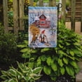 thumbnail image 2 of Christmas Gnome Skiing Garden Flag, 2 of 5