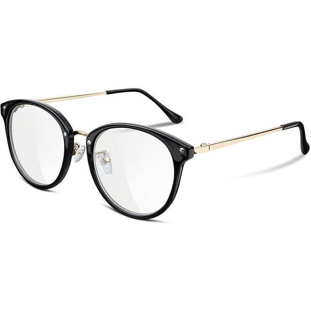 FEISEDY Montures de Lunettes Vintage pour Femmes Lunettes Rondes Lentille Transparente B2260