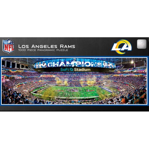 MasterPieces 1000 Piece Sports Panoramic Jigsaw Puzzle - NFL Los Angeles Rams Center View