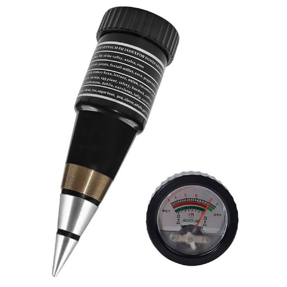 Zootealy Soil PH Meter Soil Moisture Meter PH Tester 2 in 1 Soil Tester for Garden Farm Lawn Indoor Outdoor Plant Care