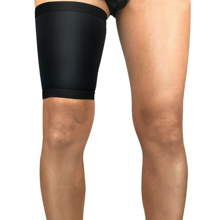 Doact Thigh Brace Support for Hamstring Quad Groin Pain Relief Adjustable  Compression Sleeve Wrap with Non