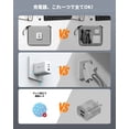 thumbnail image 3 of NOVOO 100W USB C Charger Block (GaN III), 3-Port Fast Foldable Compact Wall Charger for MacBook Pro/Air, Dell XPS 13, iPad Pro, Galaxy S24/S23, iPhone 16/15 Pro and More, 3 of 12