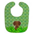 thumbnail image 1 of Carolines Treasures BB6271BIB Dachshund Trèfles Rouges Bruns Bavoir pour Bébé, 1 of 3