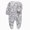 A57-Grey, variant on Newborn Baby Bodysuit for 9-12 Months Baby Boys Girls Jumpsuit Cute Footed Long Sleeve Button Bodysuit Soft Cozy Outfits White