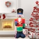 thumbnail image 4 of Inflable navideño de cascanueces de 2,4 m, mejorado luces LED, decoración navideña, inflable Noel para exteriores, interiores, p DYNWAVEMX Soldado inflable de Santa, 4 of 8