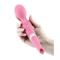 thumbnail image 3 of NS Novelties Sugar Pop Aurora Air Pulse Massager Wand - Pink, 3 of 4
