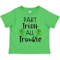 thumbnail image 3 of Inktastic Part Irish All Trouble St. Patrick's Day with Green Clovers Boys or Girls Toddler T-Shirt, 3 of 5