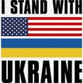 thumbnail image 3 of CafePress - I Stand With Ukraine Baseball Jersey - Cotton Baseball Jersey, 3/4 Raglan Sleeve Shirt, 3 of 4