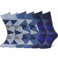 thumbnail image 1 of Calcetines de vestir Easton Marlowe Classic Cotton Argyle, paquete de 6 unidades #2 -4, 1 of 1