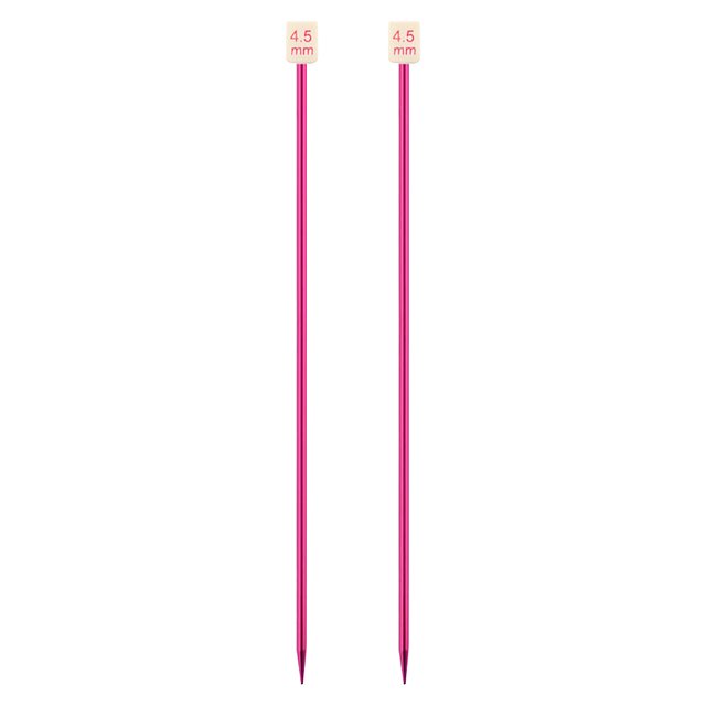 Color Agujas de tejido aleatorio de color Suéter portátil de aluminio de aluminio aguja DIY CRATAMIENTO EQUIPO DE CUCHILLATORÍA DE CUBIERTA Suministros domésticos 4,5 mm Methold HA011745-06B