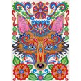 thumbnail image 2 of Cuadros Decorativos 5D DIY parte taladro diamante pintura forma especial Fox Rhinestone dibujo Likrtyny embutido en tela, 2 of 9