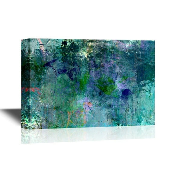 wall26 - Canvas Wall Art - Abstract Color Composition - Gallery Wrap Modern Home Art | Ready to Hang - 16x24 inches