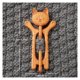 thumbnail image 1 of Lindo Animal Otoño e Invierno suéter broche de madera bufanda suéter forma de alfiler decoración hebilla fija, 1 of 2