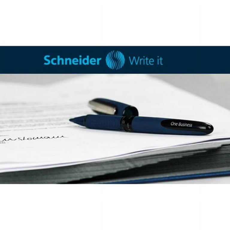Black Rollerball Pen Set with Schneider Ink Refill