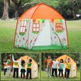 thumbnail image 4 of Princess Play Tent Playhouse | de playa con toldo para refugio de terre | Diversión en interiores y exteriores, juegos imaginativos y regalos | Ju perfke Kids Play Tent, 4 of 9