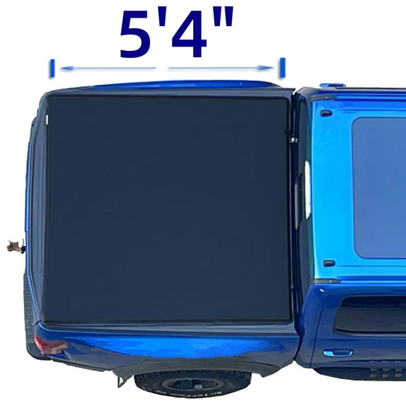 Mamoru Soft Roll Up 5'4" Truck Bed Cover Compatible for 2017-2025 Honda Ridgeline Vinyl Tonneau Cover | Fleetside