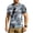 Royal Blue, variant on Men's Quick Dry Camo T Shirts Athletic Running Gym Workout Short Sleeve Tee Shirts for Men