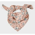 thumbnail image 3 of Bimba Pink Bird & Floral Pure Silk Printed Scarf Dupatta Head Neck Wrap Bandanas For Women 40 x 80 Inches, 3 of 6