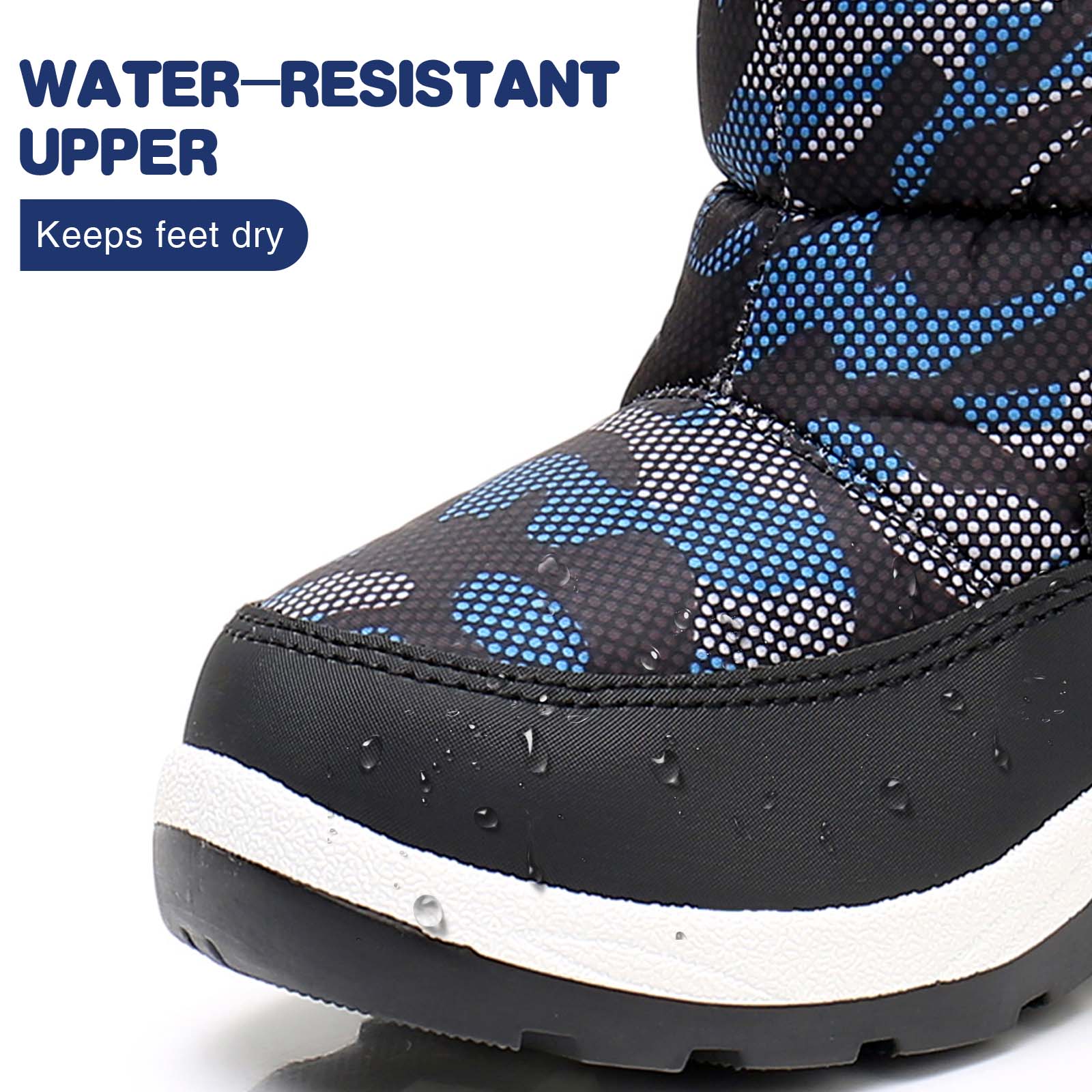 Apakowa Boys' Cold Weather Snow Boot photo 5