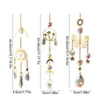 thumbnail image 6 of Dserhfy Faux Crystal Sun Catcher Decoration Butterfly Mushroom Moon Star Sun Hanging Ornament Indoor Outdoor Home Office Garden Window Hanging Pendant, 6 of 8