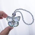 thumbnail image 4 of Adorno colgante de mariposa de cristal para llave de coche, decoración de espejo retrovisor de automóvil (mariposa-1), 4 of 5