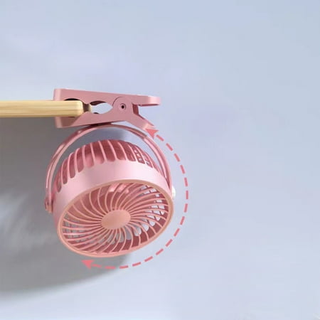 

DagobertNiko Clip On Fan - Usb Rechargeable With Strong Airflow Adjus-Table Tilt Personal Quiet Fan For Office Stroller Outdoor - Portable Small Desk Fan