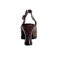 thumbnail image 4 of PEERAGE River Women's Wide Width Leather Open-Toe Dress Sandals BROWN 7, 4 of 6