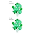 thumbnail image 3 of Yuarrent 14 unidades/juego de globos de fiesta, vacaciones, bodas, fiestas de cumpleaños, globos decorativos de papel de aluminio, verde verde 2piezas Yuarrent CBP140044, 3 of 6