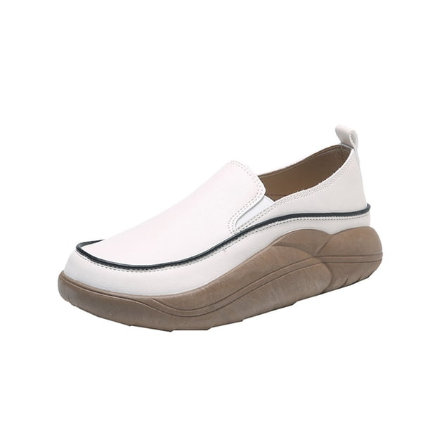Amzcrzy Zapatos de mujer,Zapatos de mujer,Zapatillas de mujer, Zapatos de plataforma de moda para mujer, zapatos casuales cómodos con punta redonda y gruesa. Sandalias Mujer Zapatillas De Casa