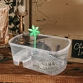 thumbnail image 3 of Miangastore Multi-Function Turtle Aquarium White 1Set 10.6x6.5in Plastic, 3 of 9