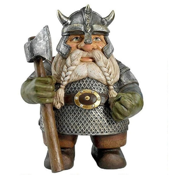 Estilo nórdico jardín gnomos miniatura resina exquisito a mano pintado ornamentos micro paisaje decoración accesorios al aire libre grandes Guardurnaity HA012385-02