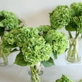 thumbnail image 4 of Artificial Flowers Outdoor Artificial Hydrangea Flowers UV Resistant Fake Plants, Faux Plastic Flower for Indoor Outside Hanging Plants Garden Porch Window Home Wedding Decor (Dark Green), 4 of 6