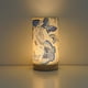 thumbnail image 5 of Lámpara de mesa de madera para dormitorio | Lámpara de noche con pantalla de tela y base caqui | Lámpara de noche ambiental para dormitorio infantil, guardería o dormitorio infantil., 5 of 6