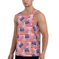 thumbnail image 2 of Salouo America Flags for Men's Tank Tops,Sleeveless Muscle Shirts for Men Quick Dry Workout Tank Top Gym Muscle Tee Fitness Bodybuilding Sleeveless T Shirt-4X-Large, 2 of 7
