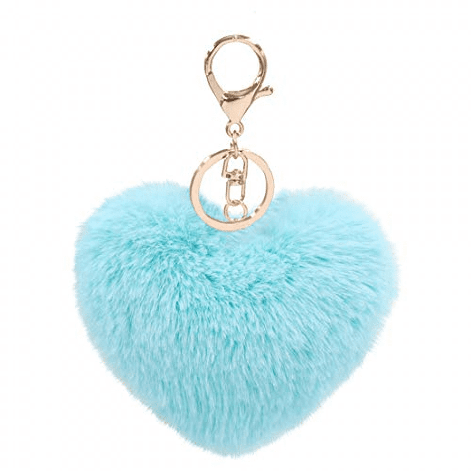 Earringeverything Keychain - Puffs, Women's, Size: One size, White