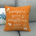 thumbnail image 1 of Panxico Housses de Coussin, Taies d'Oreiller, Citrouille Feuillu Automne Style Moderne Simple Lin Crypté Housse de Coussin Adaptée pour Offrir Décoration Maison, Liquidation, 1 of 1