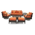 thumbnail image 1 of RST Brands Barcelo 7 Piece Conversation Set with Swivel Club Chairs, 1 of 2