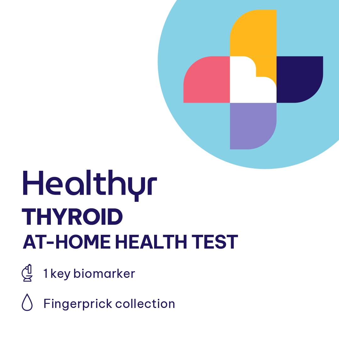 Healthyr Thyroid At-Home Test for Hypothyroidism and Hyperthyroidism with Lab Fee Included