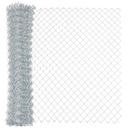 JERFIT 5.6FT x 57FT Heavy Duty Galvanized Steel Wire Farm Fence Roll, Silver Animal Barrier for Cattle, Deer, Goats, Livestock & Garden Protection