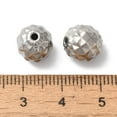 thumbnail image 2 of 20pcs 304 Stainless Steel Beads Round Stainless Steel Color 10x9mm Hole: 1.6mm, 2 of 2